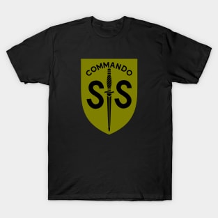 WW2 British Army No2 Commando SAS Badge T-Shirt